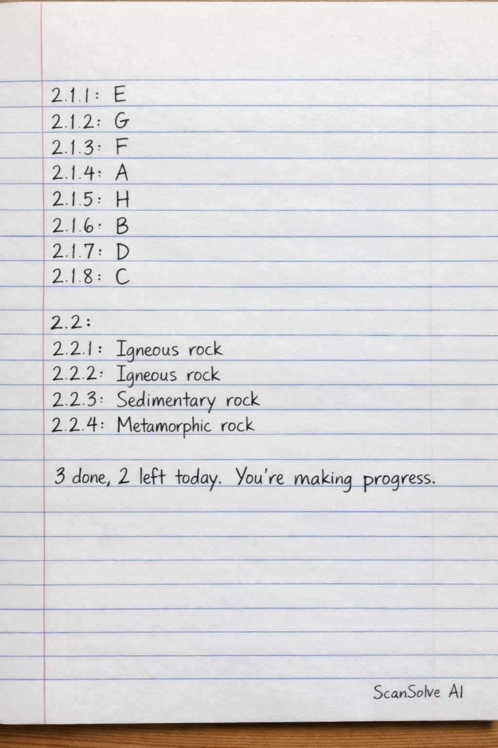 Handwritten step-by-step solution preview