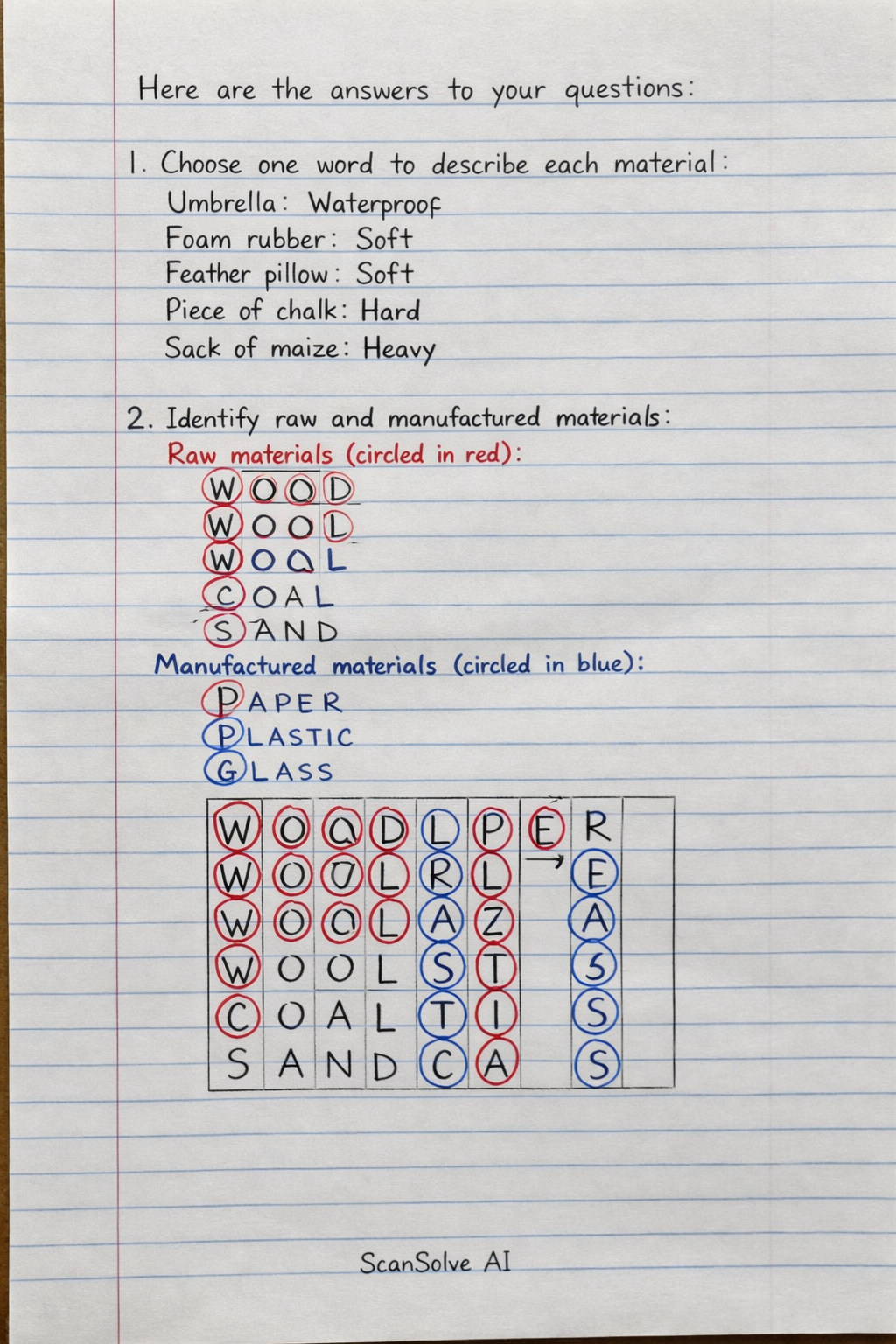 Handwritten step-by-step solution preview