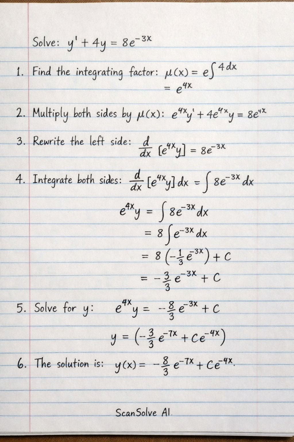 Handwritten step-by-step solution preview