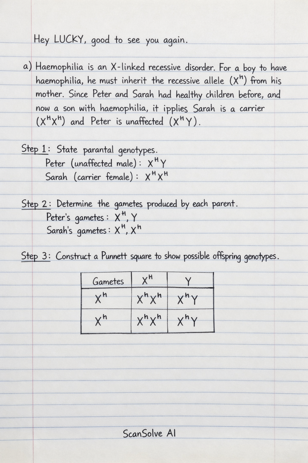Handwritten step-by-step solution preview