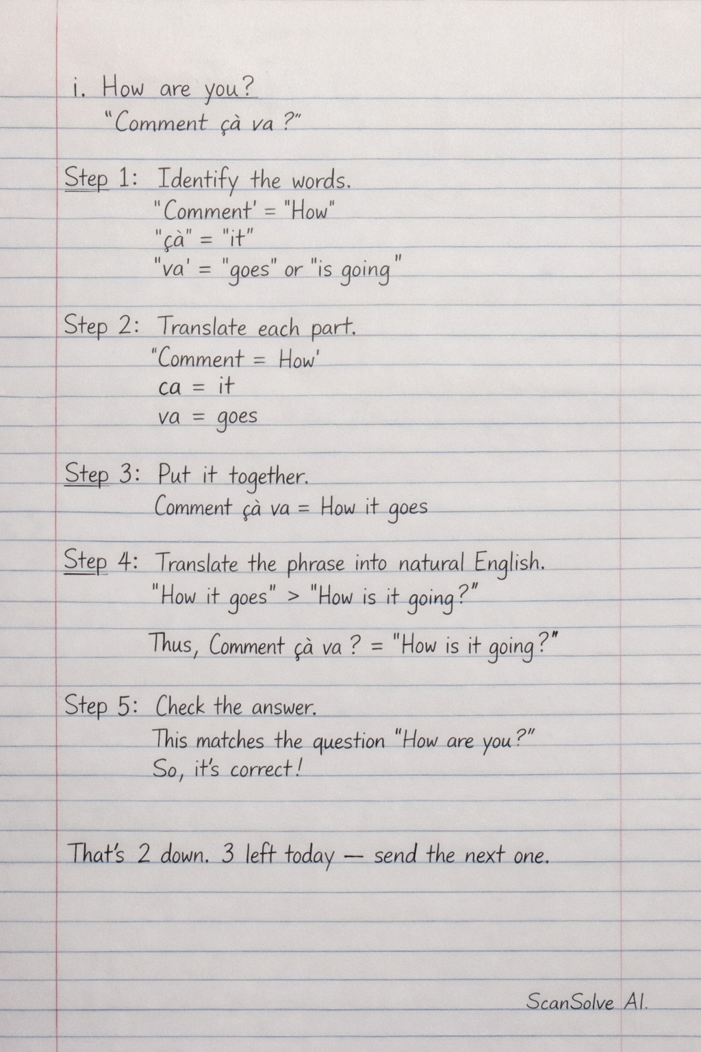 Handwritten step-by-step solution preview