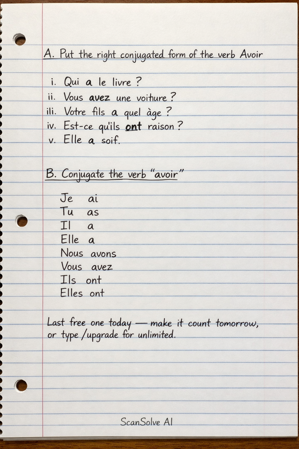 Handwritten step-by-step solution preview