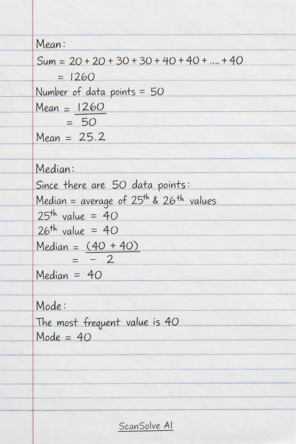 Handwritten step-by-step solution preview