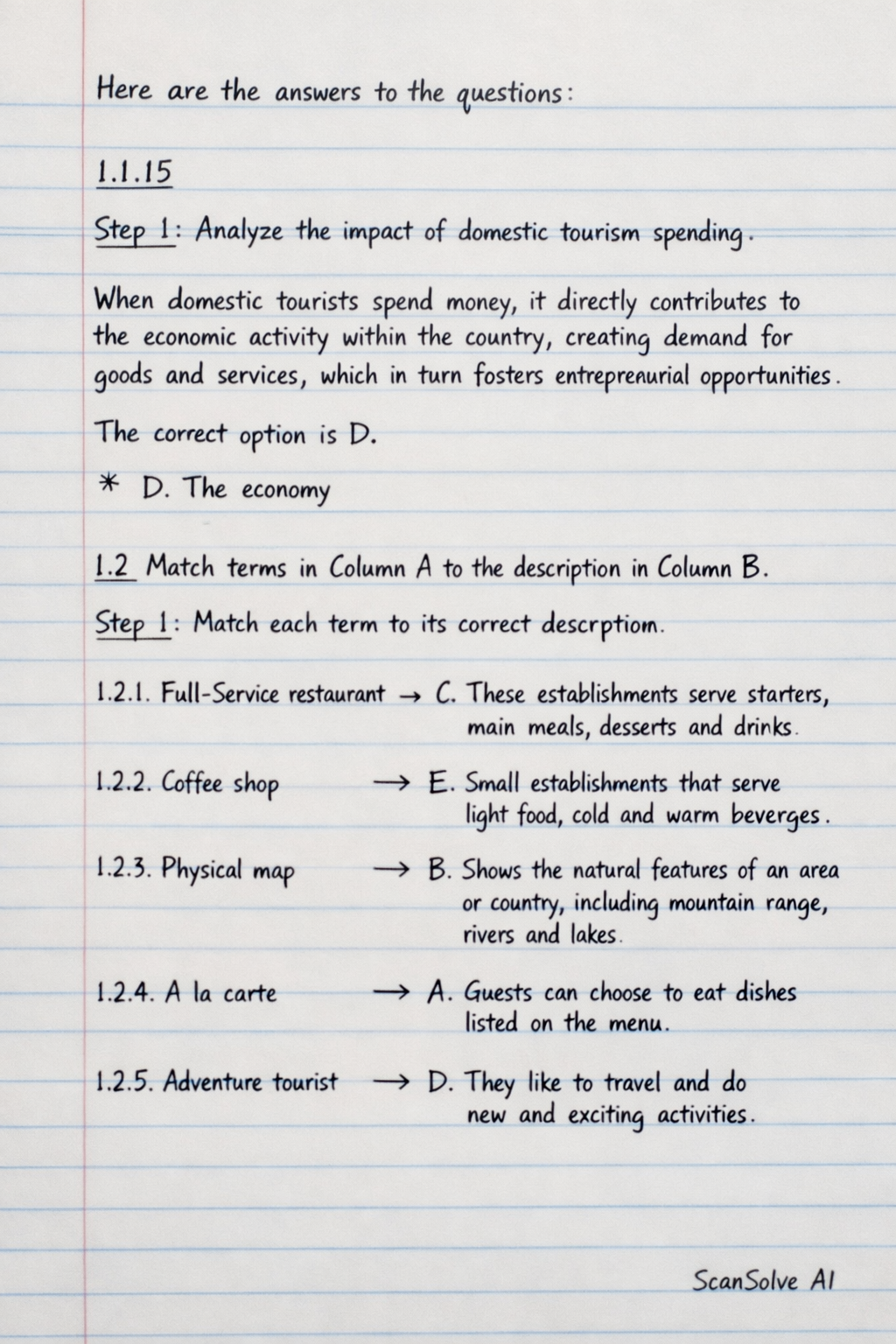 Handwritten step-by-step solution preview