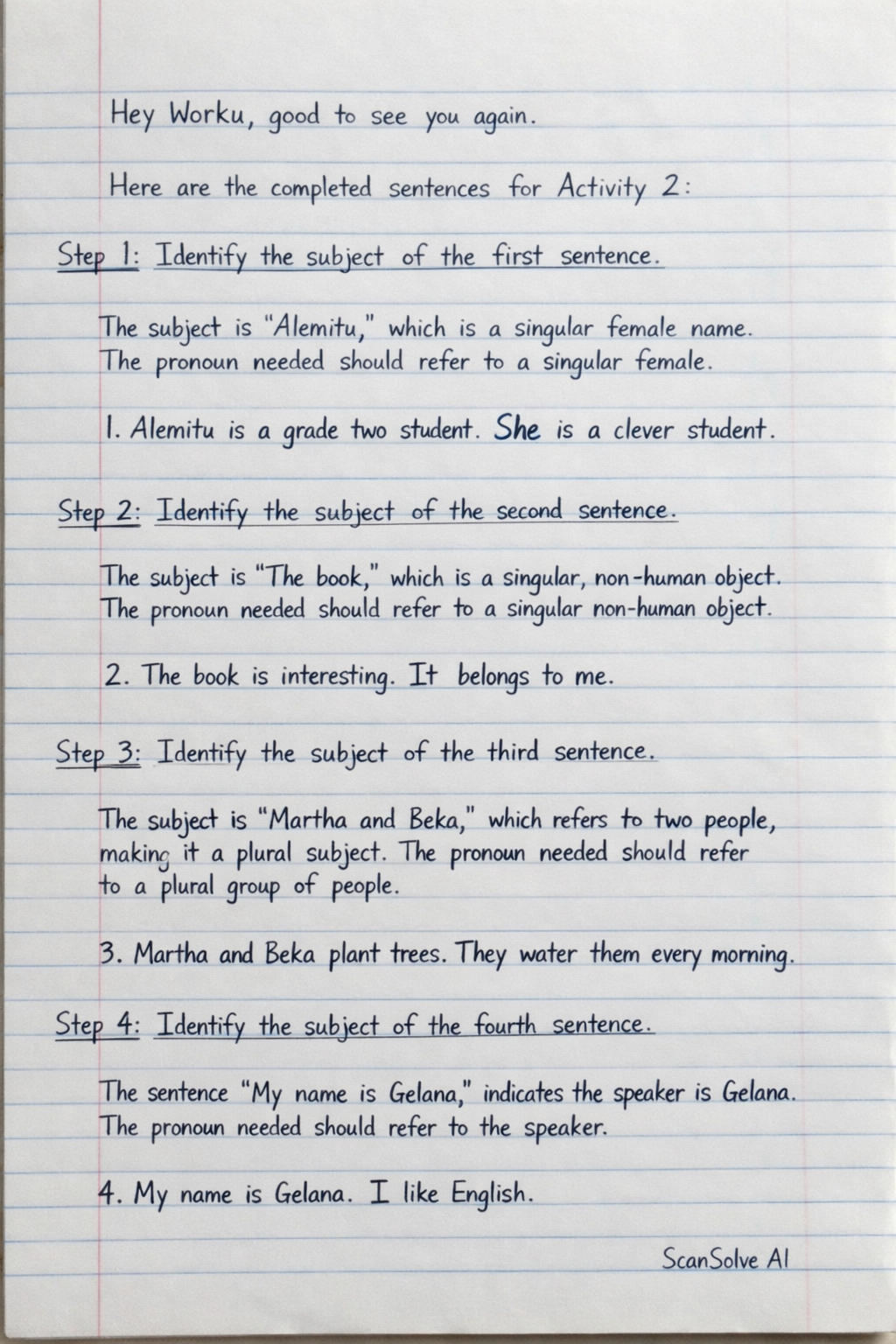 Handwritten step-by-step solution preview
