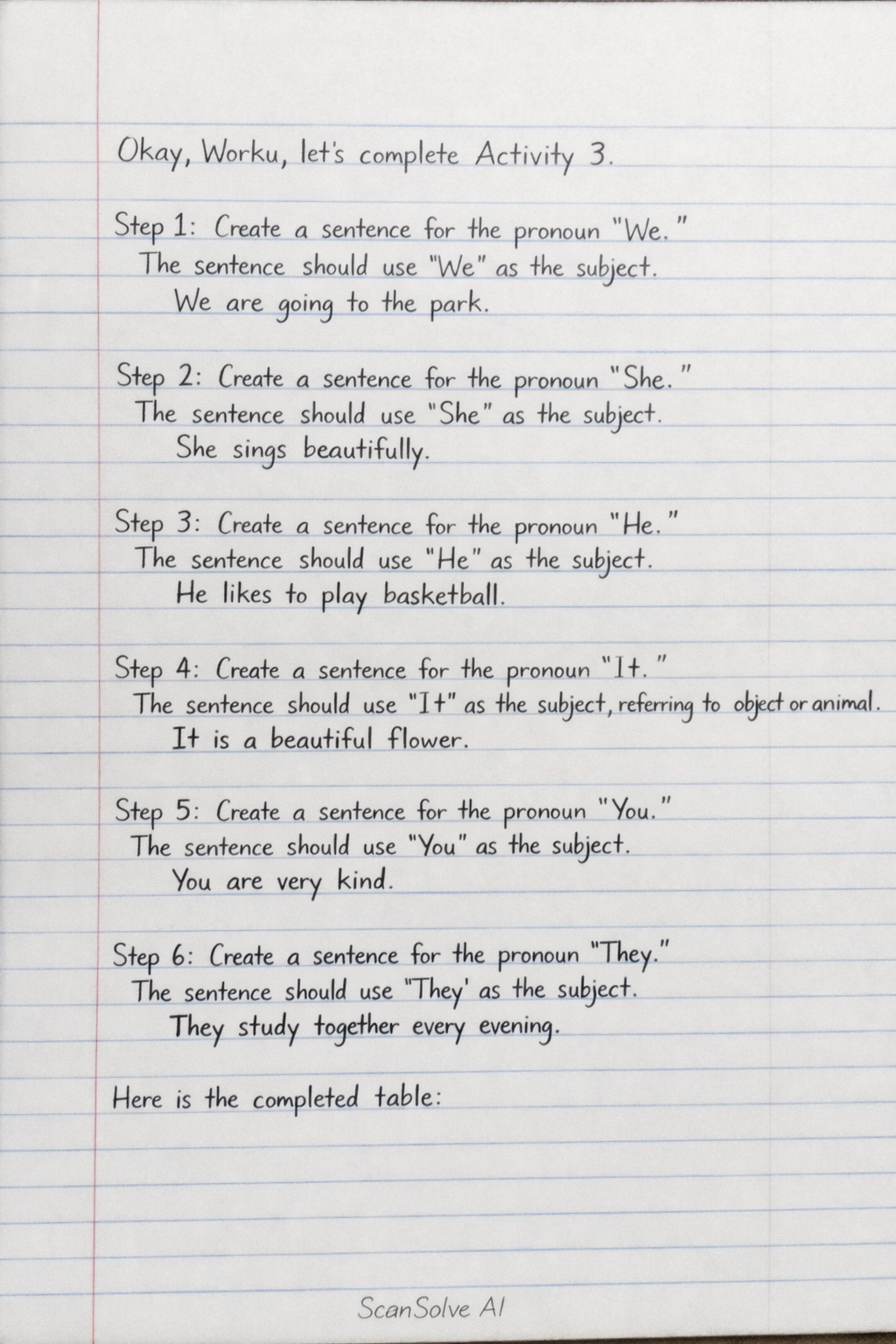 Handwritten step-by-step solution preview