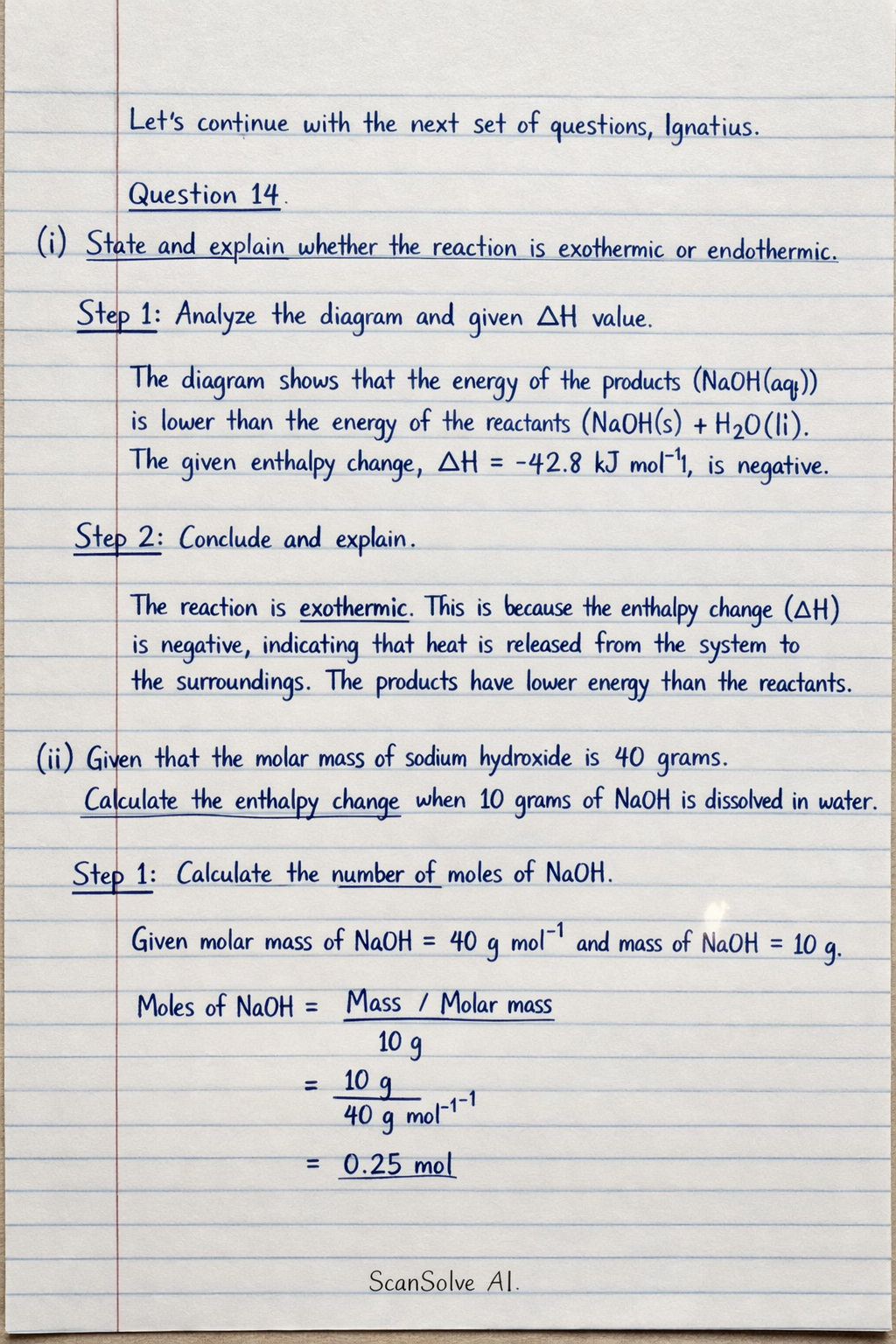 Handwritten step-by-step solution preview