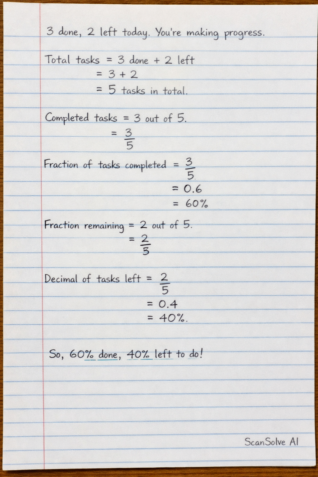 Handwritten step-by-step solution preview