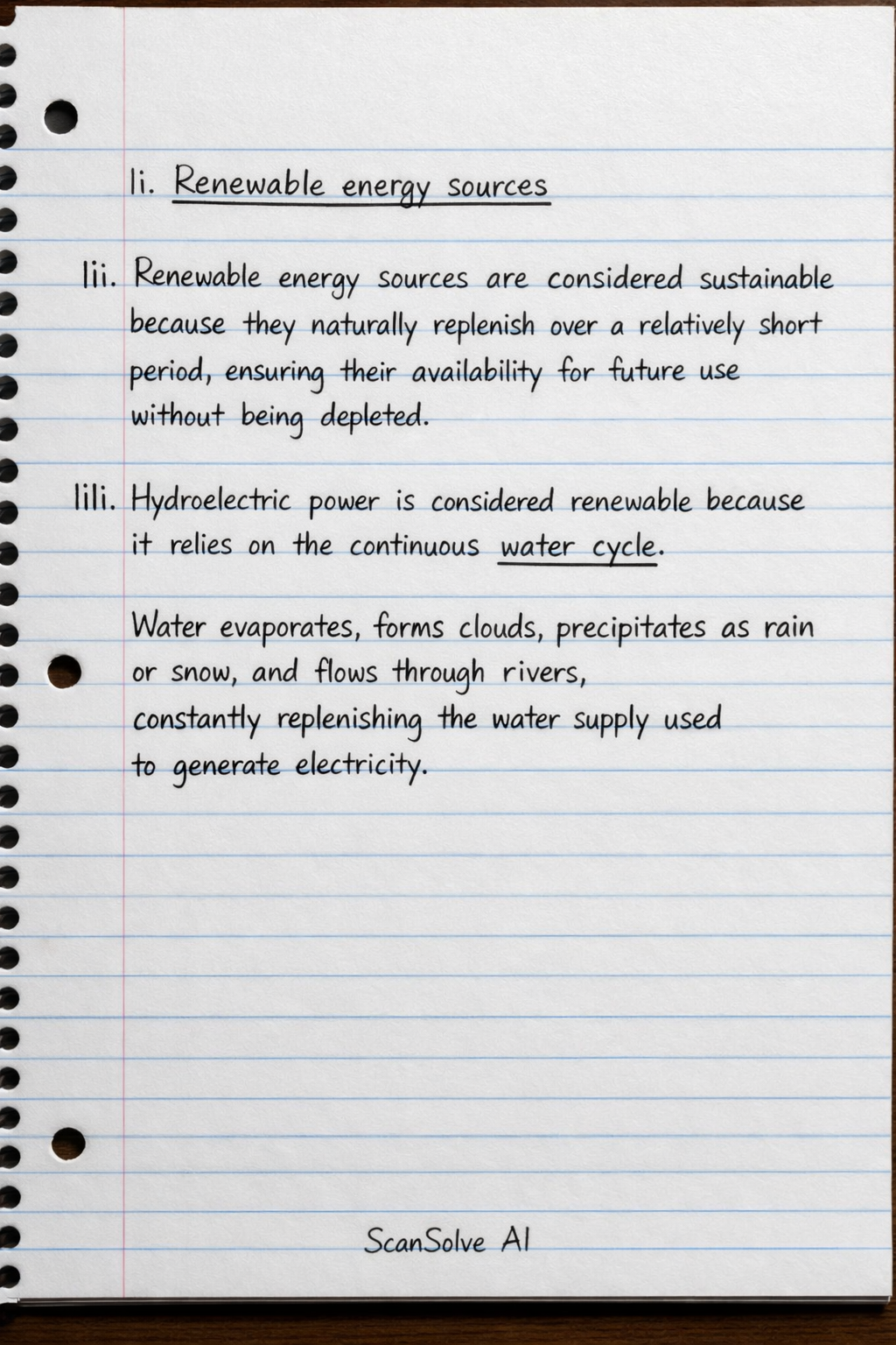 Handwritten step-by-step solution preview