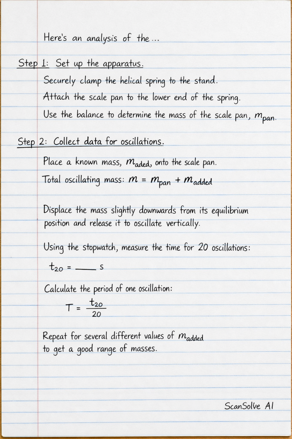 Handwritten step-by-step solution preview