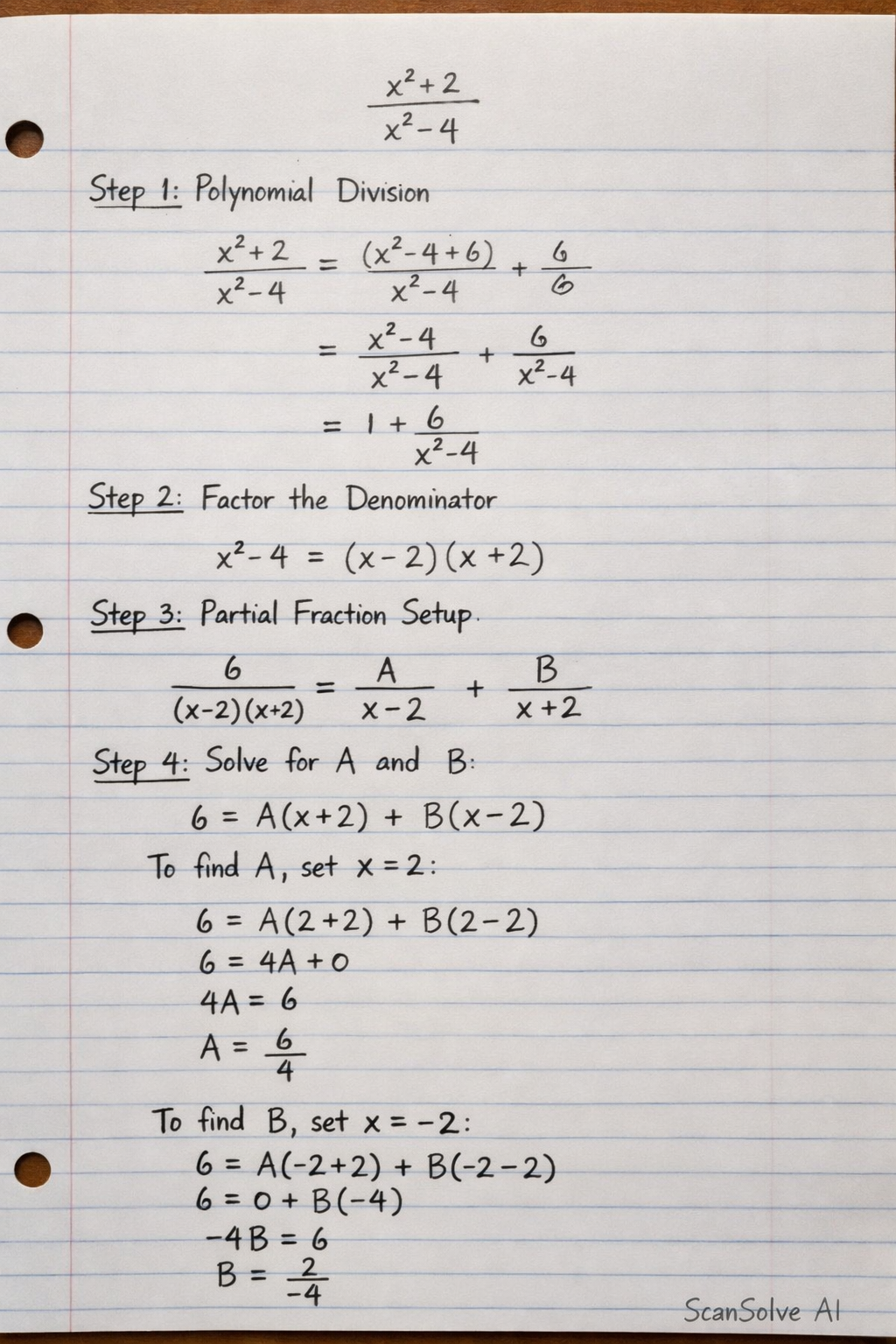 Handwritten step-by-step solution preview