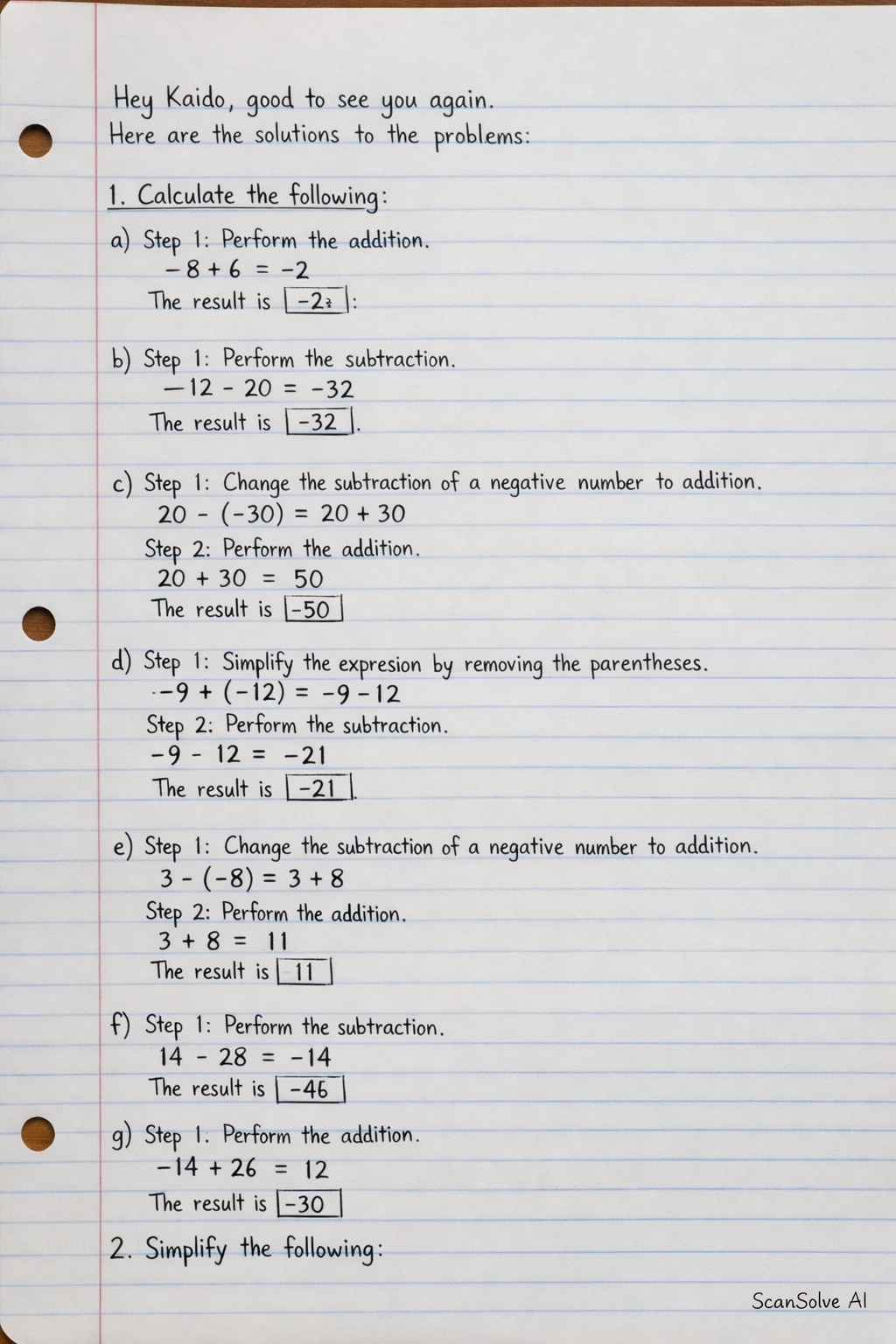 Handwritten step-by-step solution preview