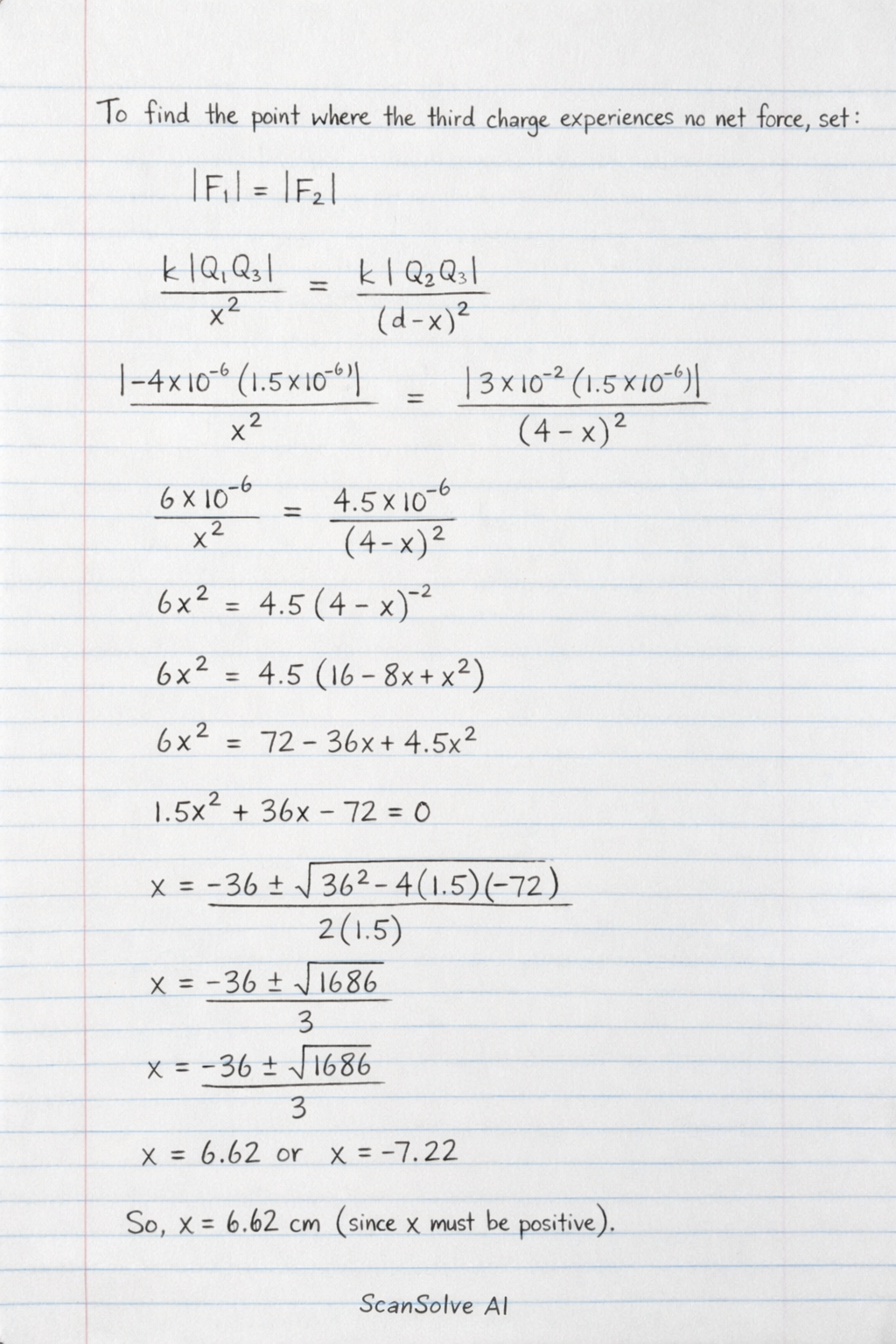 Handwritten step-by-step solution preview