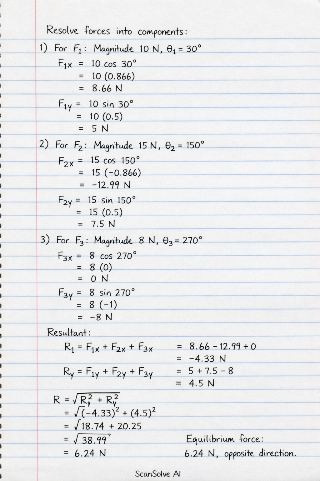 Handwritten step-by-step solution preview