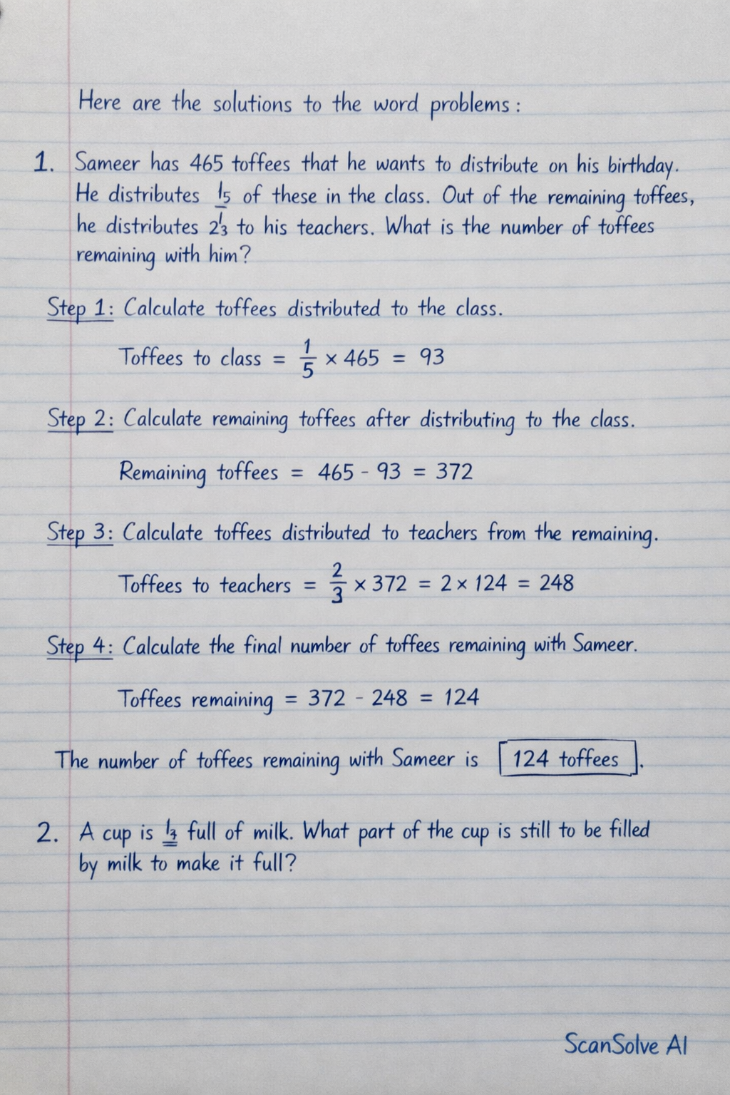 Handwritten step-by-step solution preview