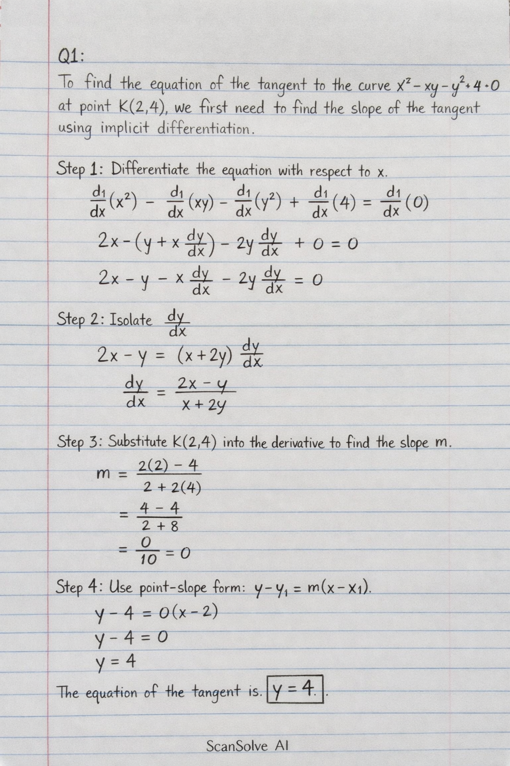 Handwritten step-by-step solution preview