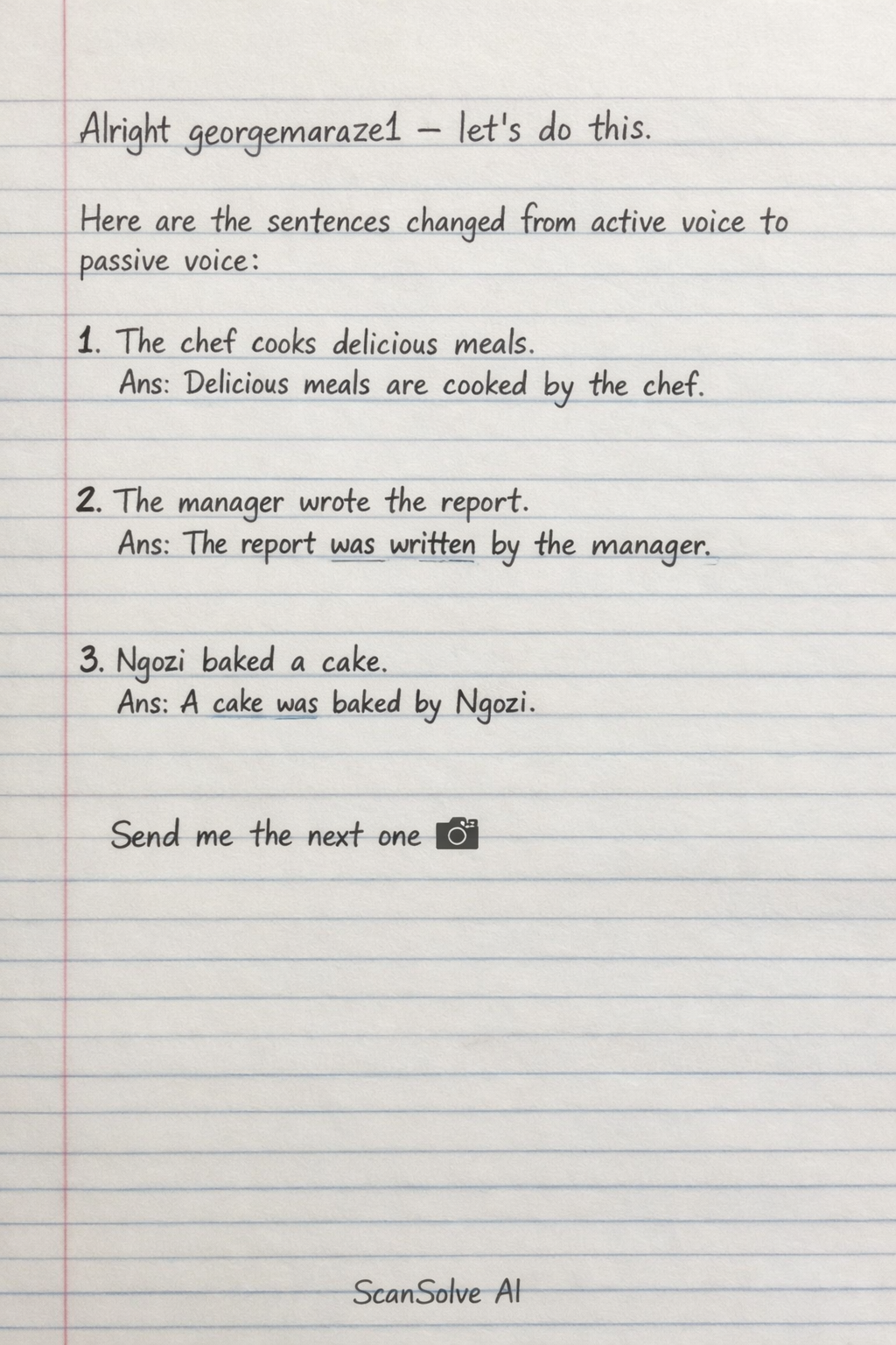 Handwritten step-by-step solution preview