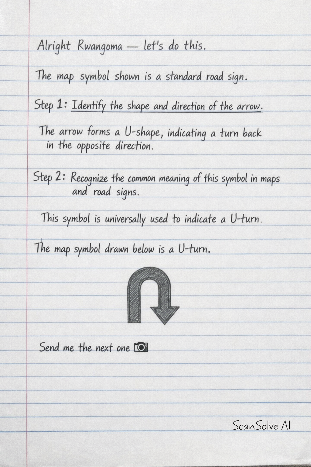 Handwritten step-by-step solution preview