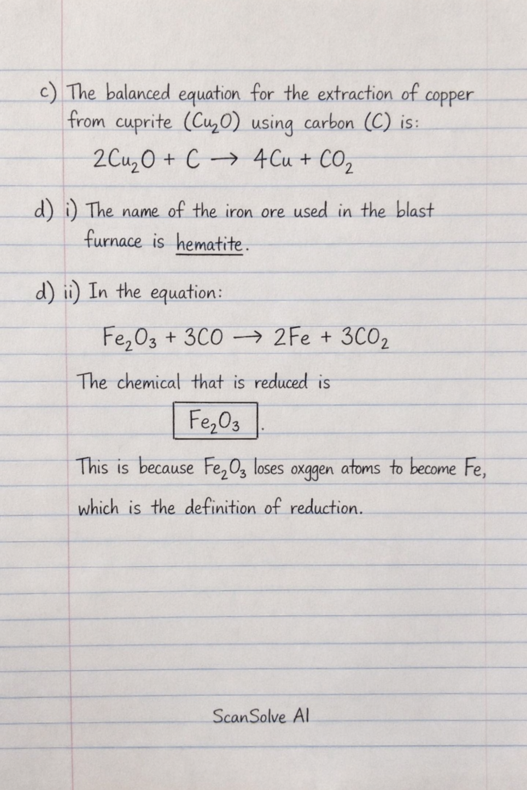 Handwritten step-by-step solution preview