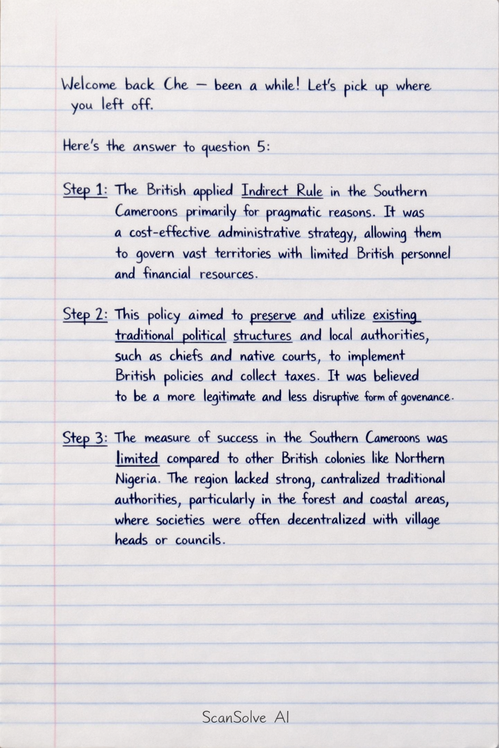 Handwritten step-by-step solution preview