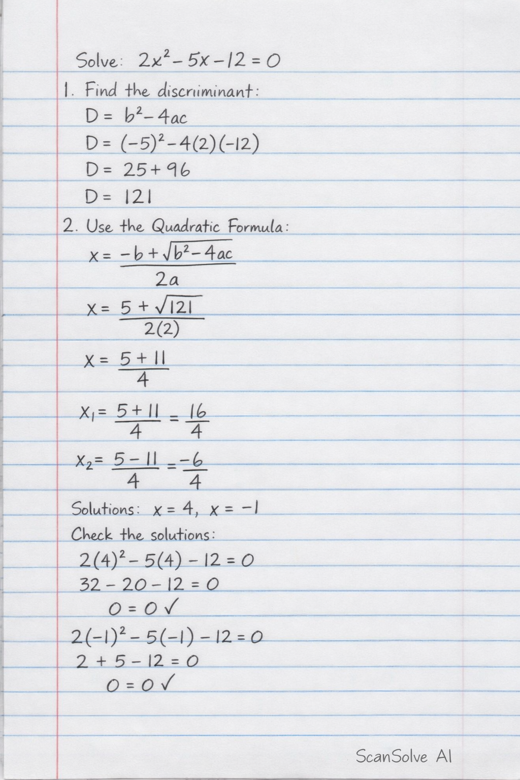 Handwritten step-by-step solution preview