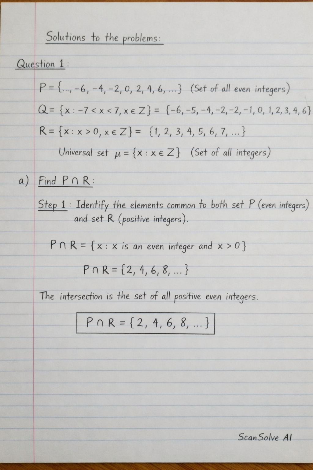 Handwritten step-by-step solution preview