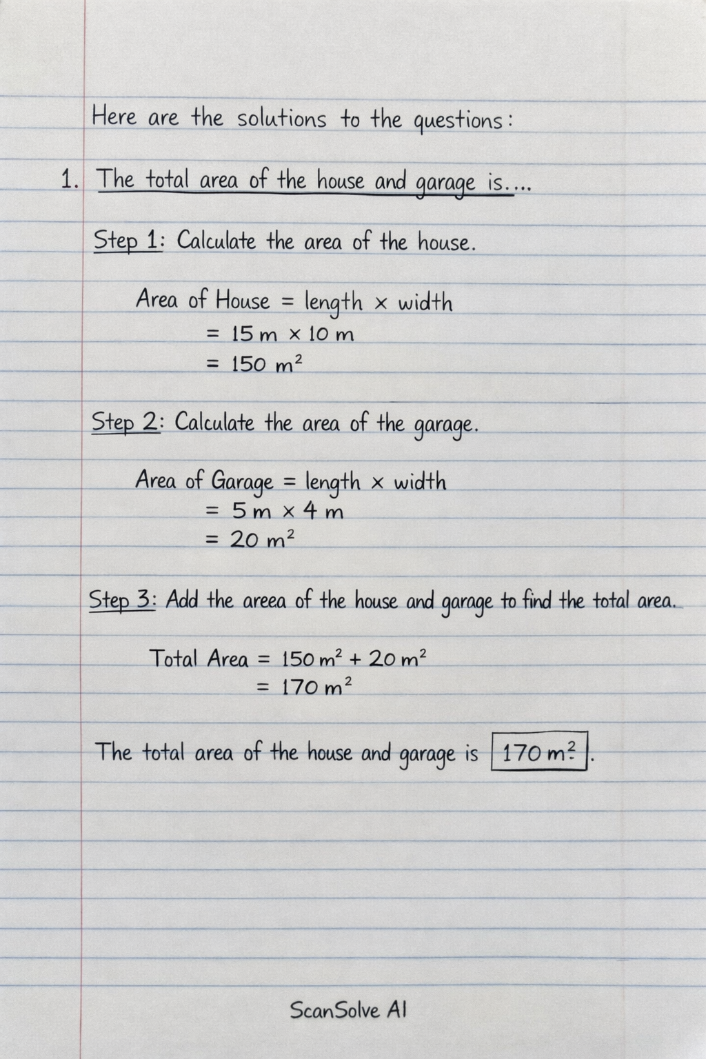 Handwritten step-by-step solution preview