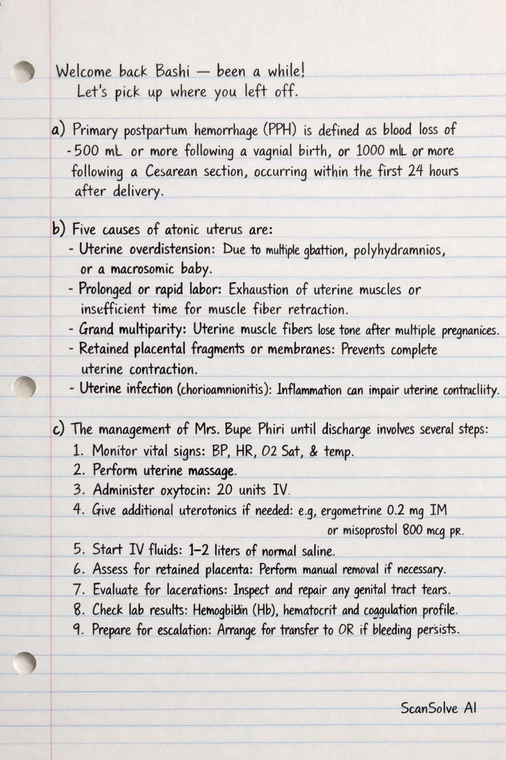 Handwritten step-by-step solution preview