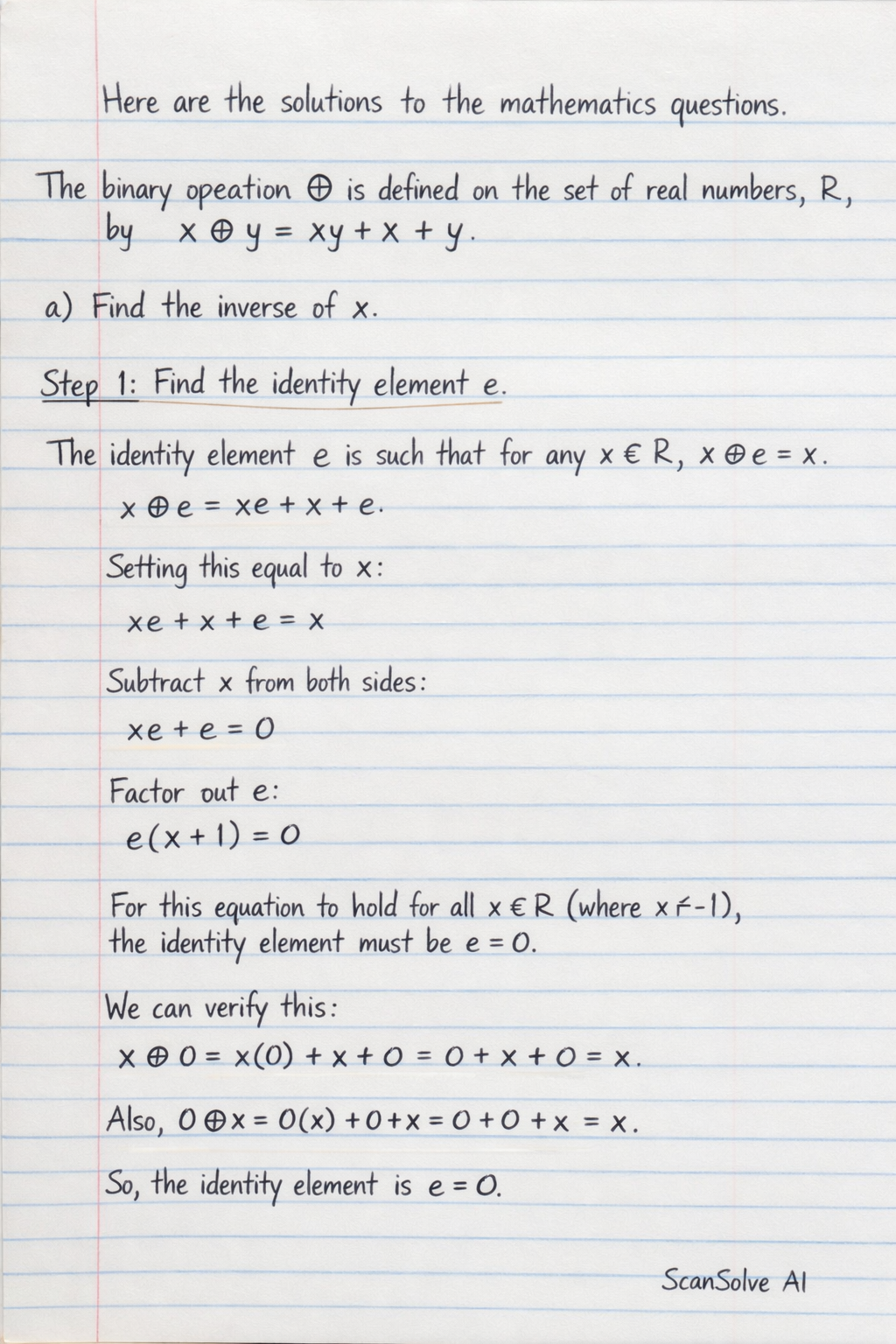 Handwritten step-by-step solution preview