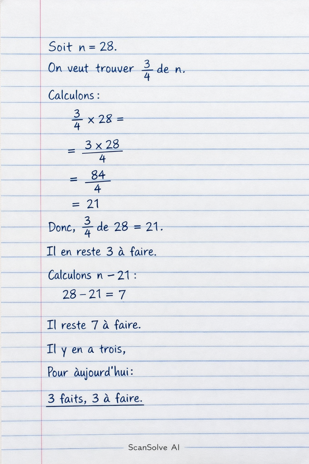 Handwritten step-by-step solution preview