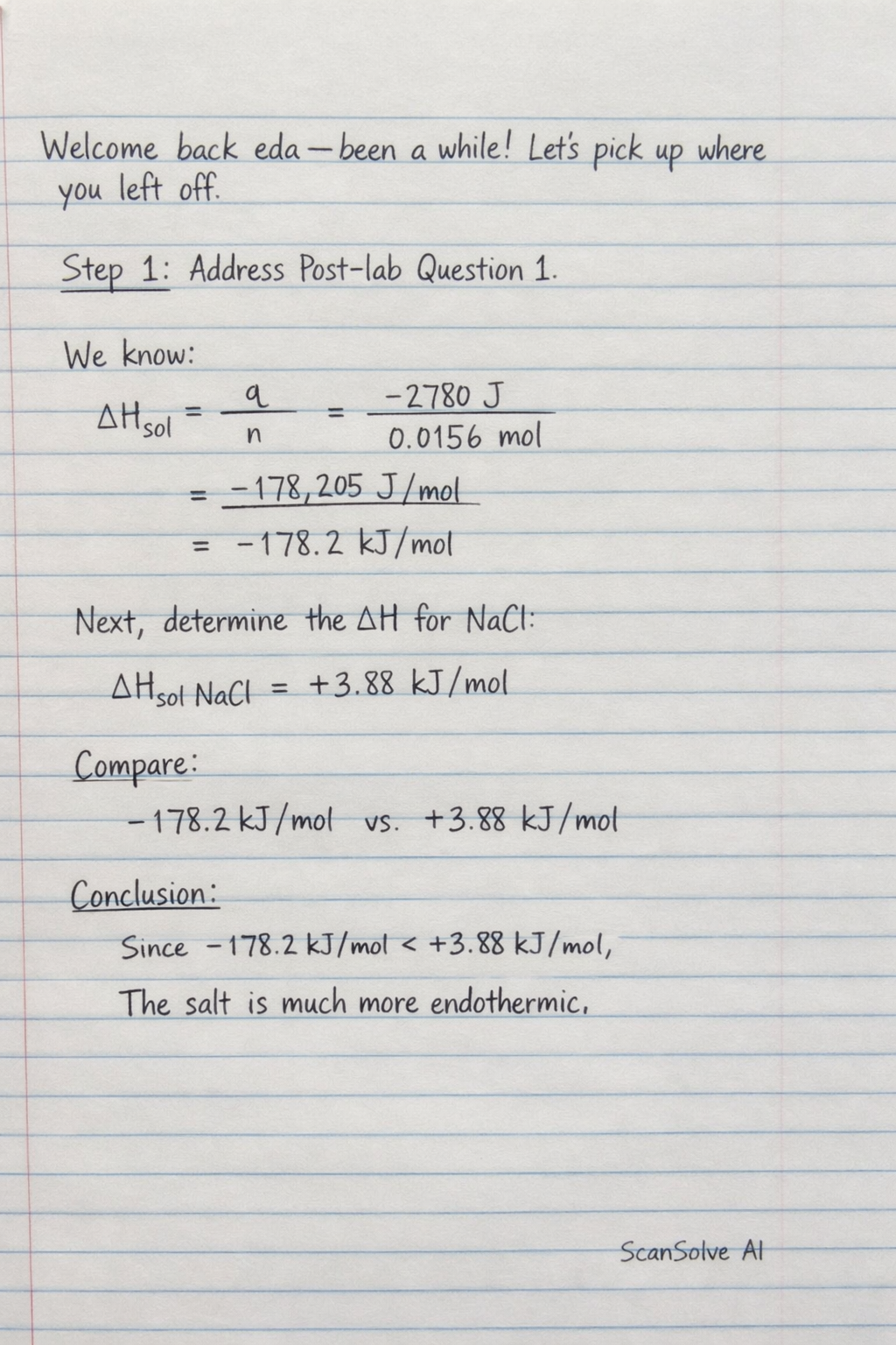 Handwritten step-by-step solution preview