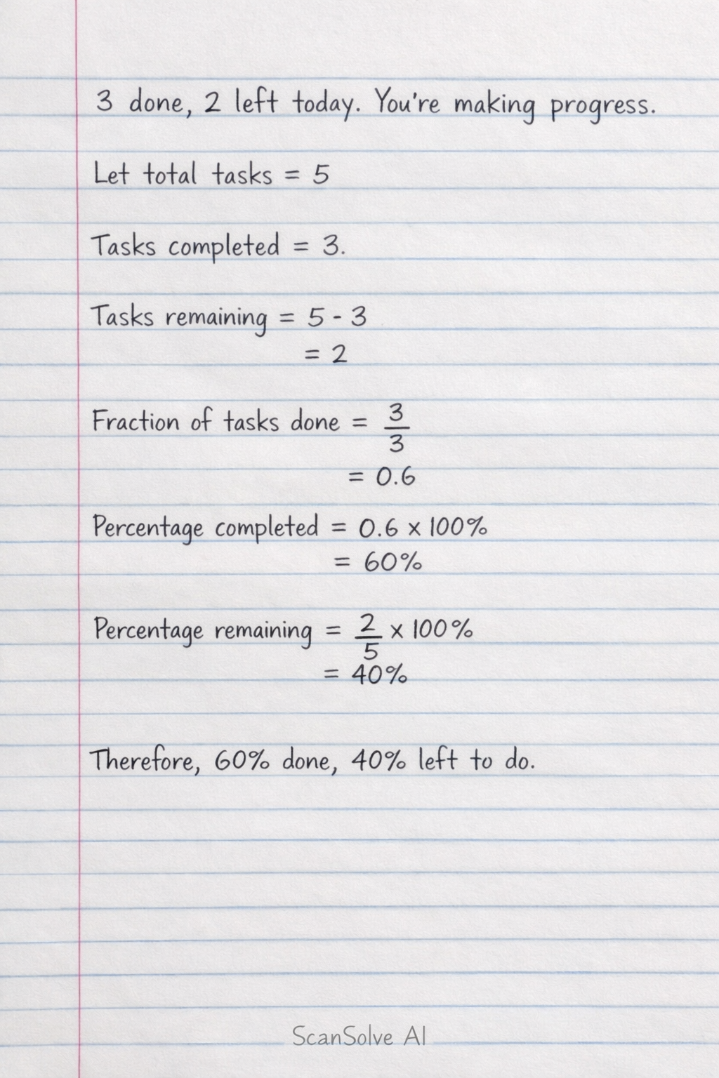 Handwritten step-by-step solution preview