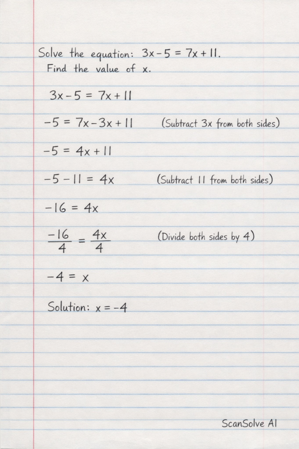 Handwritten step-by-step solution preview