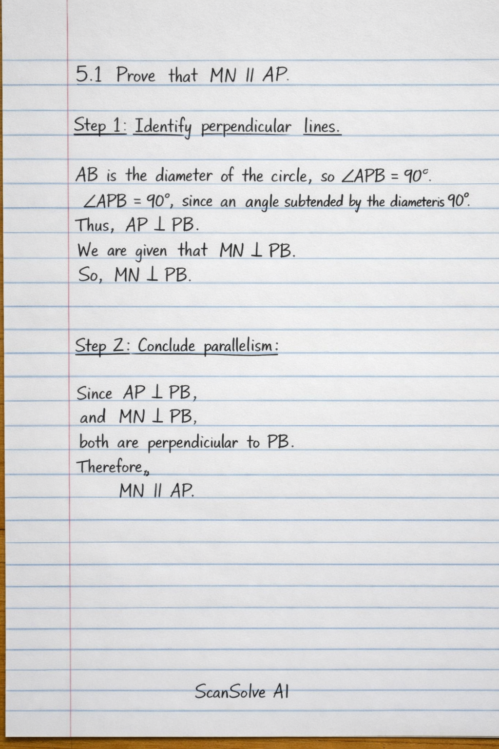 Handwritten step-by-step solution preview