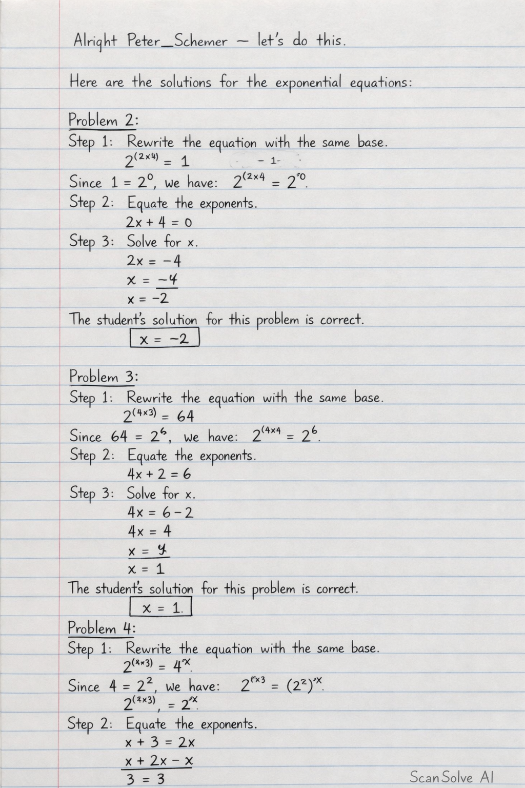 Handwritten step-by-step solution preview