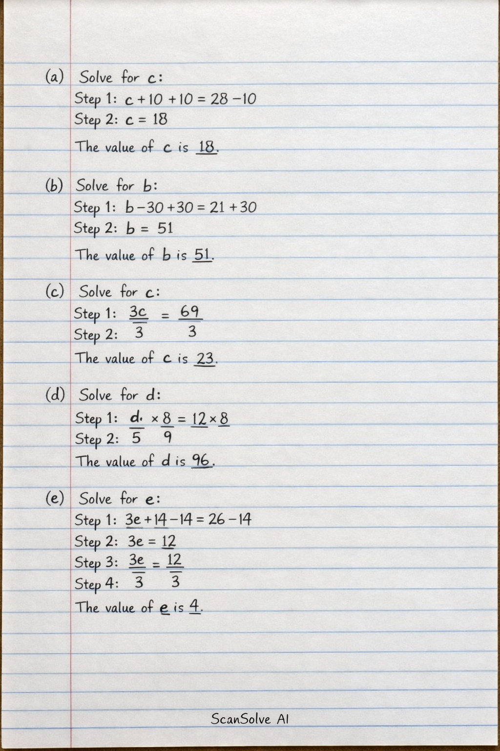 Handwritten step-by-step solution preview