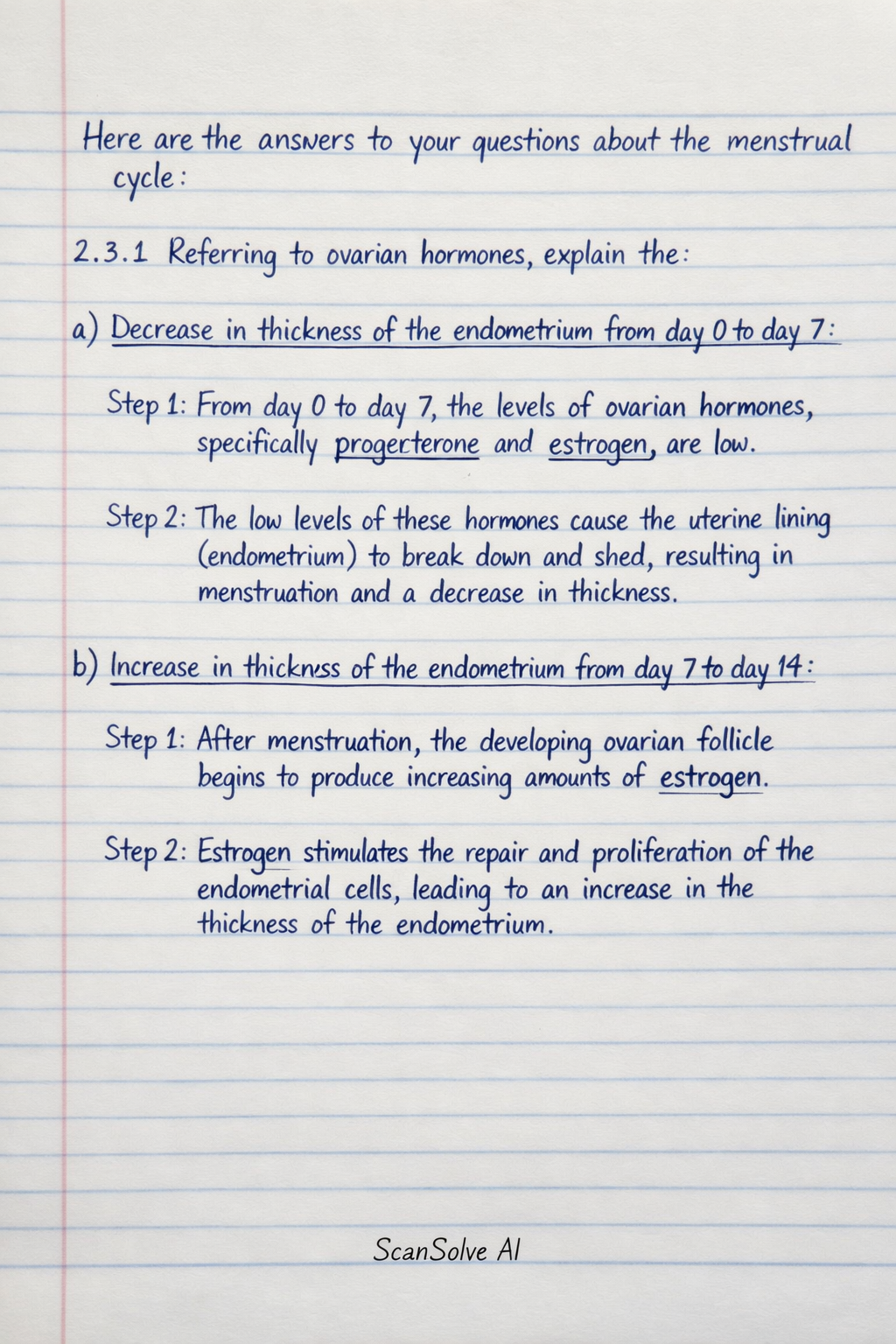Handwritten step-by-step solution preview