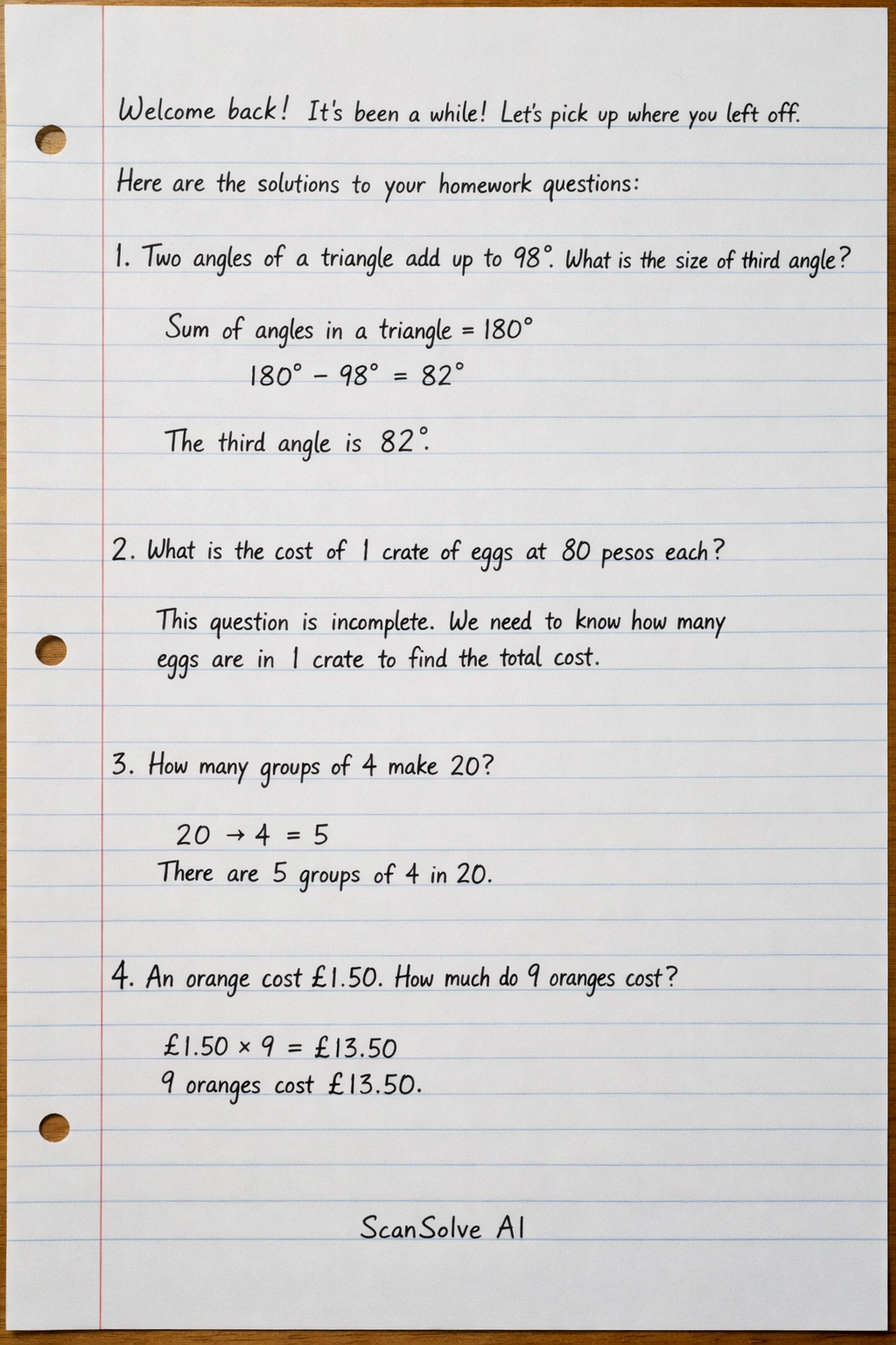 Handwritten step-by-step solution preview