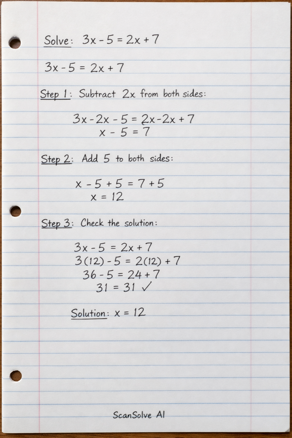 Handwritten step-by-step solution preview