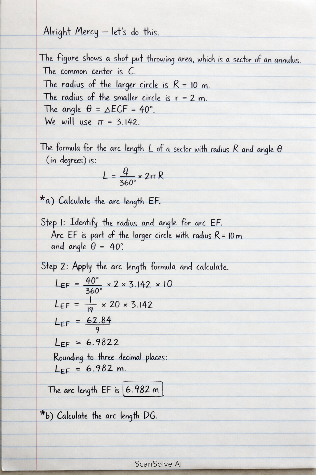 Handwritten step-by-step solution preview