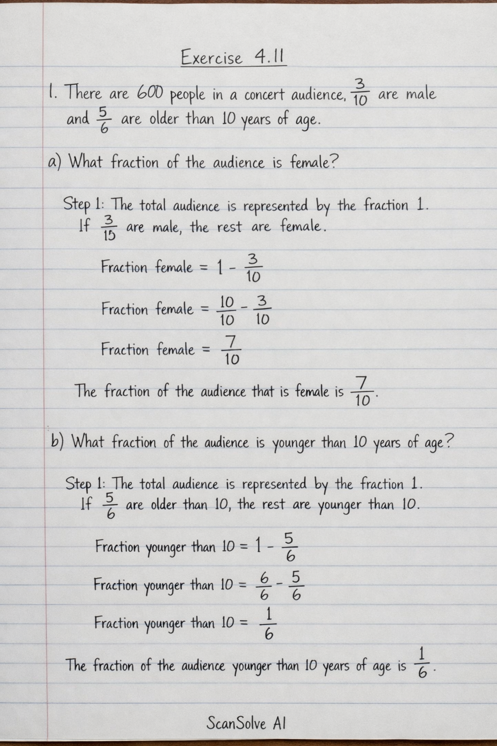 Handwritten step-by-step solution preview