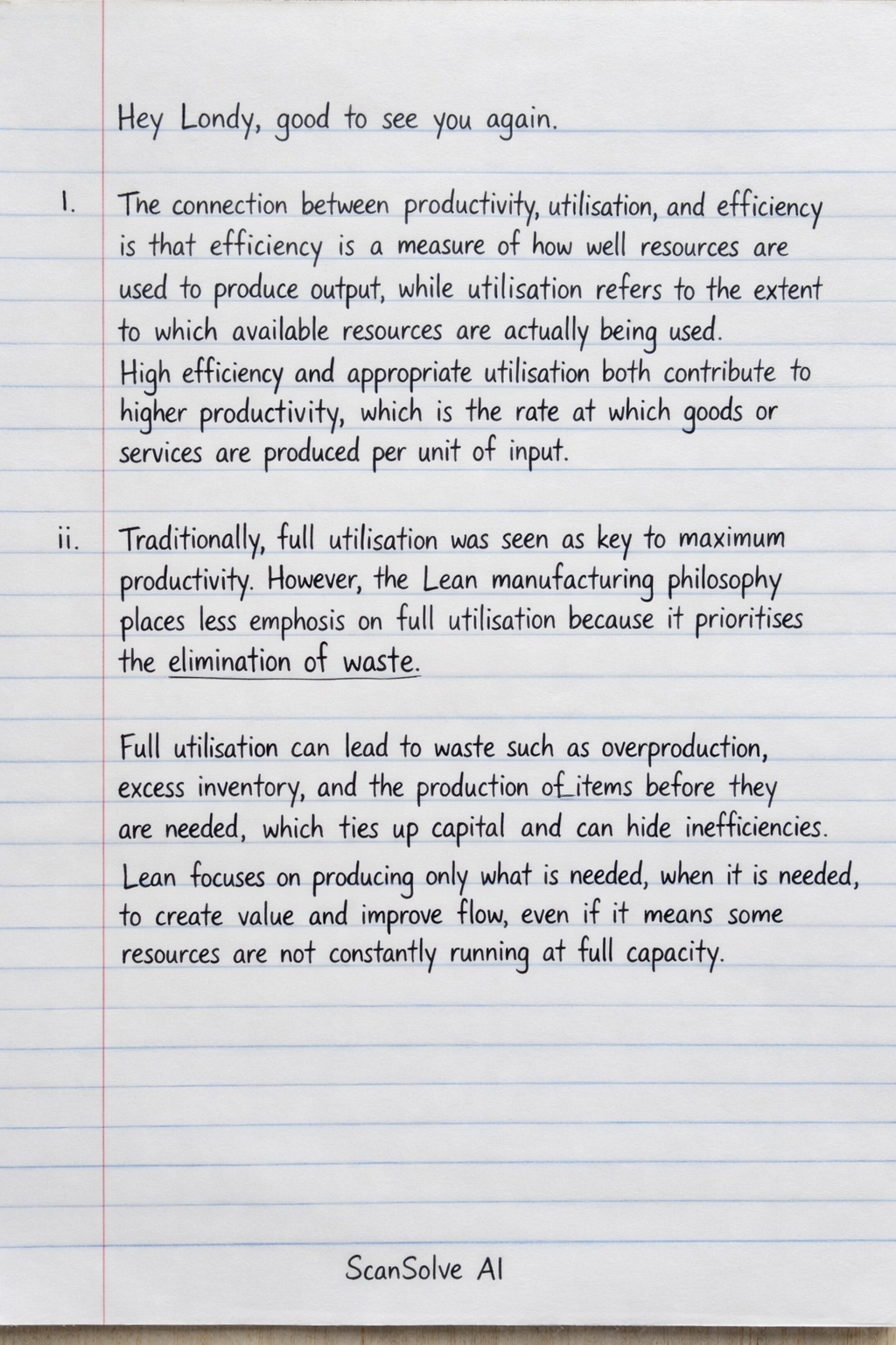 Handwritten step-by-step solution preview