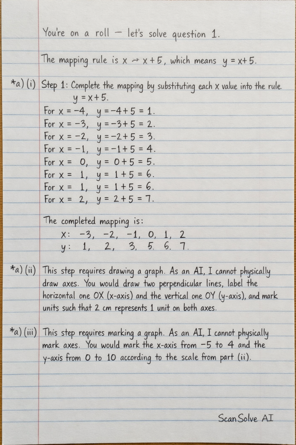 Handwritten step-by-step solution preview