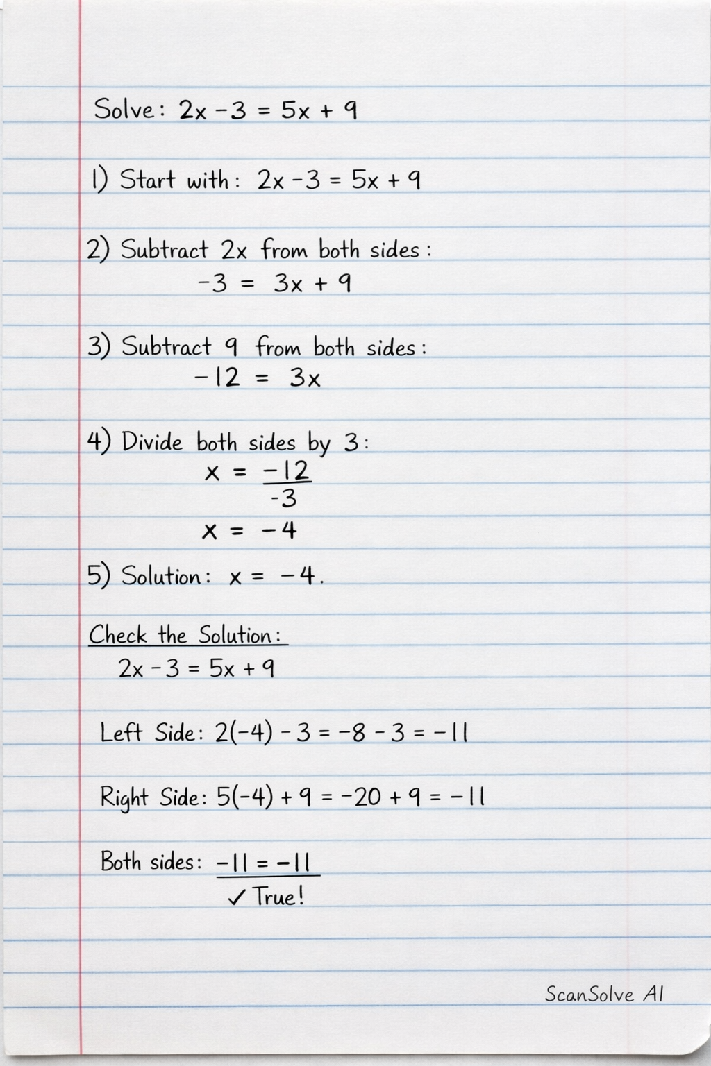 Handwritten step-by-step solution preview