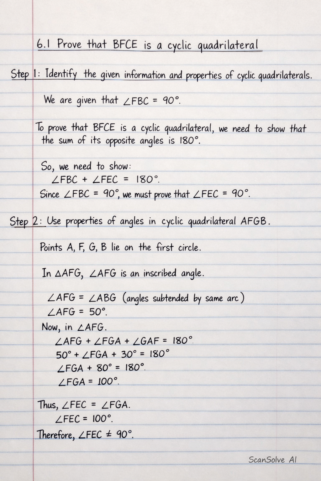 Handwritten step-by-step solution preview