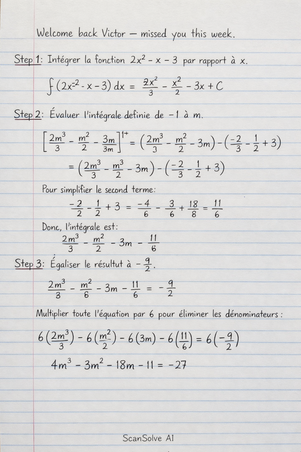 Handwritten step-by-step solution preview
