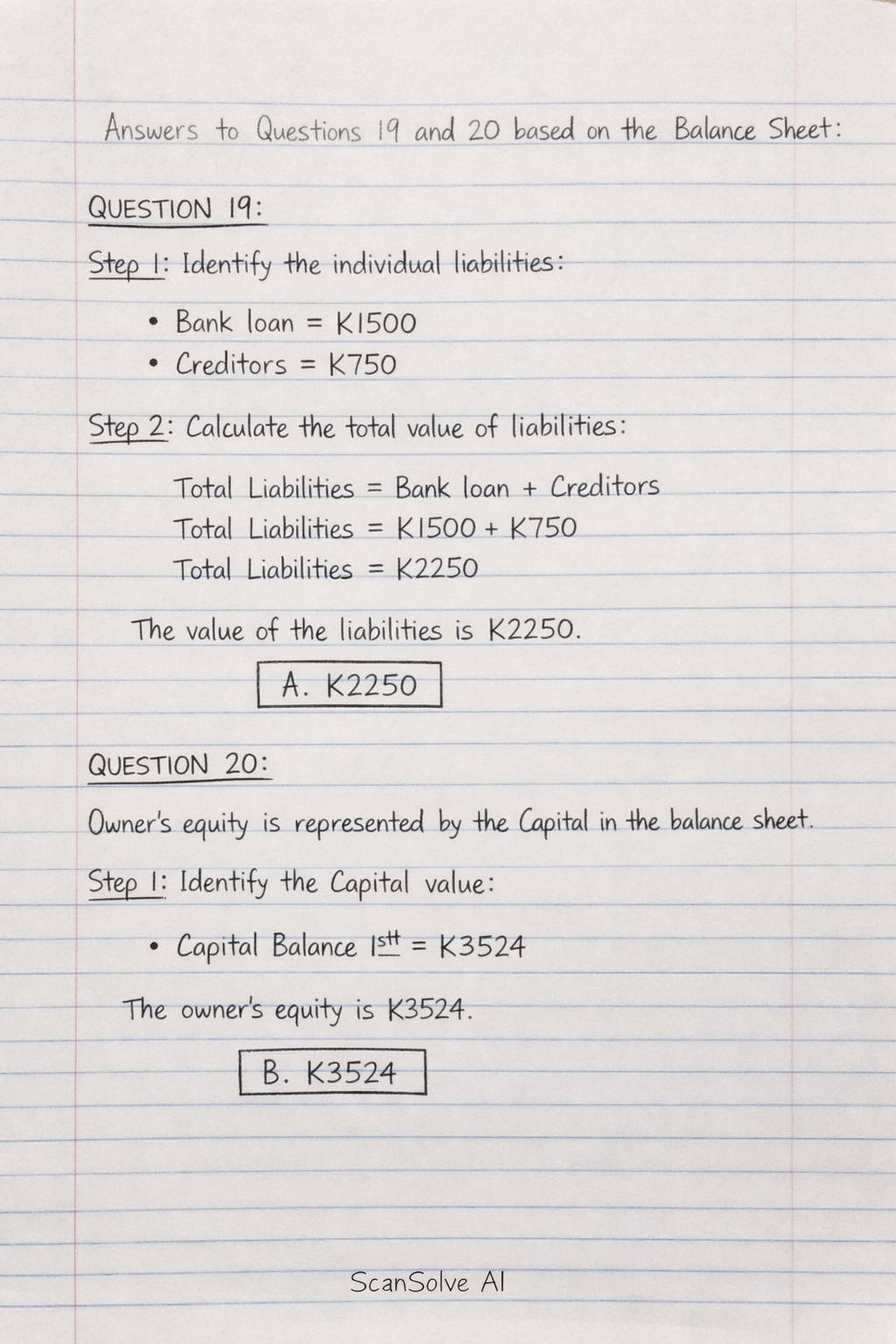 Handwritten step-by-step solution preview
