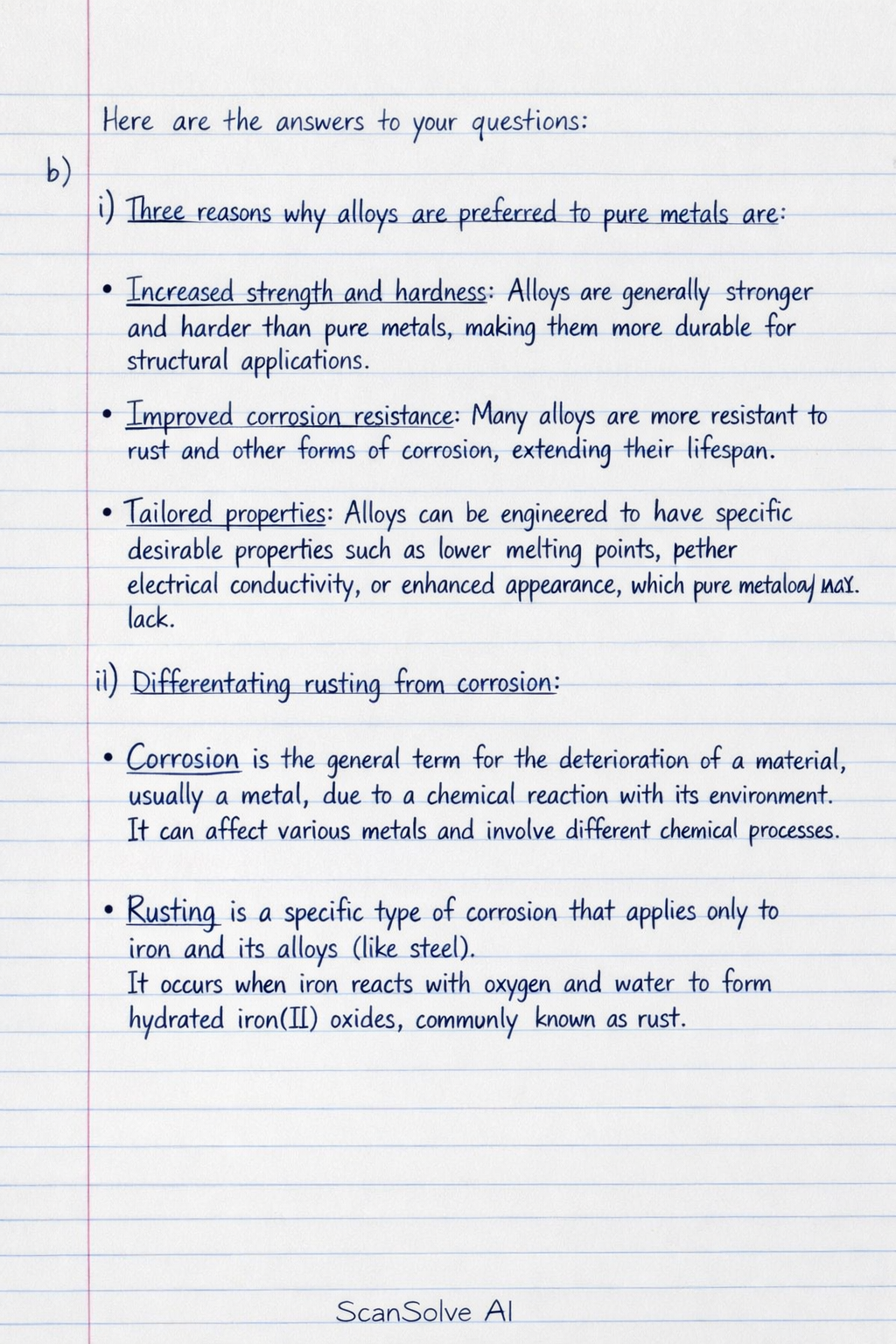 Handwritten step-by-step solution preview