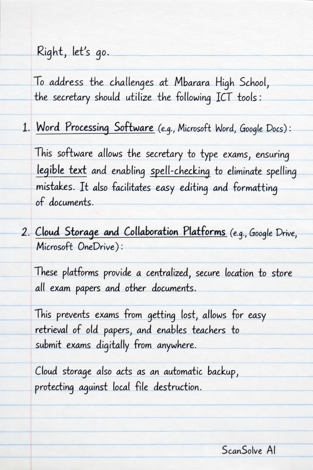 Handwritten step-by-step solution preview