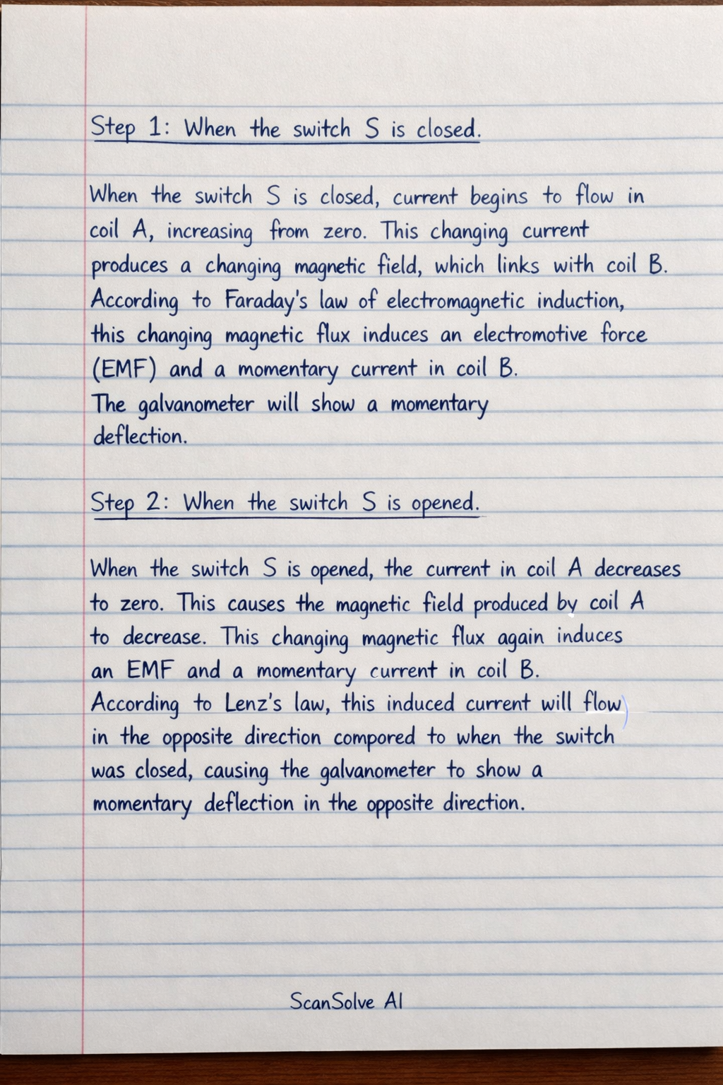 Handwritten step-by-step solution preview